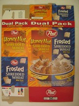Empty POST Cereal Box 2002 HONEY NUT Shredded Wheat DUAL PACK  [G7e8] - £7.52 GBP