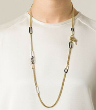 Marc Jacobs Necklace Stationary Bubble Medley Gold Black White Silver New $128 - £69.63 GBP