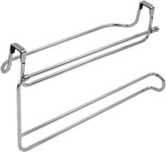 Spectrum Paper Towel Holder Rolls Rack, Over Cabinet Doors Hanger Steel ... - $9.36
