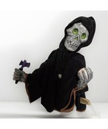 Vintage Grim Reaper Motionette By Dan Dee Animated Sings ‘Hot Hot Hot’ 1... - $22.20