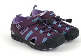 Girls Sandals Sport Kids Kamik Fisherman Purple Closed Toe Shoes $40 NEW... - $18.81
