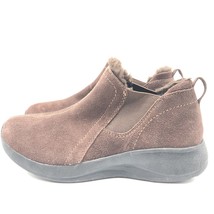 Earth Origins Drift Dax Water Resistant Suede Booties Ankle Boots Taupe 8.5 - £39.42 GBP