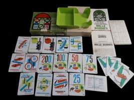 Vintage 1962 Mille Bornes French Card Game Parker Brothers Complete  - £21.80 GBP