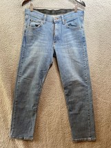 Men&#39;s Wrangler Regular Fit Comfort Flex Waistband Denim Blue Jeans 32x30 96cftch - £8.49 GBP