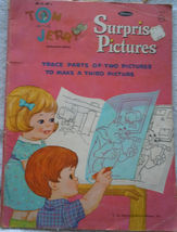Vintage Tom &amp; Jerry Surprise Pictures Tracing Book  A Whitman 1967 Activ... - $4.99