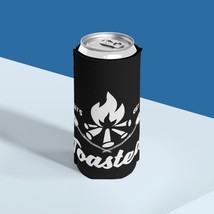 Black and White &quot;Let&#39;s Get Toasted&quot; Campfire S&#39;mores Slim Can Cooler - £12.07 GBP