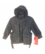 PGK11006 Man Art Kids 3/4 Length Jacket with Zip-Out Lining, Belt &amp; Hoodie - $2,333.29 MXN