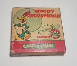 Vintage Castle Films Woody Woodpecker #452 The Cracked Nut 8mm B&amp;W Silent - £7.59 GBP