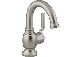 KOHLER Sterling Ludington 27374-4N-BN Single-Handle Bathroom Faucet w/ Drain NEW - £98.68 GBP