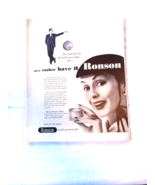 1954 Ad Ronson Pocket Lighter &quot;World&#39;s Greatest Gift&quot; - $184.10 MXN