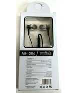 Stereo Headset SOUND With Microphone Super Bass Twist 3.55mm MH-006, NEW  - £9.46 GBP