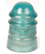 Blue Insulator-Hemingray No 12-Telegraph-Telephone-USA-Antique-Made in U... - €20,29 EUR