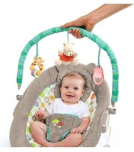 Bright Starts Disney Baby Winnie the Pooh Baby Bouncer Soothing Vibratio... - £41.65 GBP