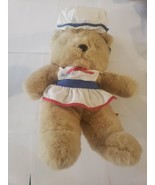 VTG 1985 24K POLAR PUFF BY SPECIAL EFFECTS &quot;MARTHA&quot; BROWN PLUSH TEDDY BE... - $17.95 CAD