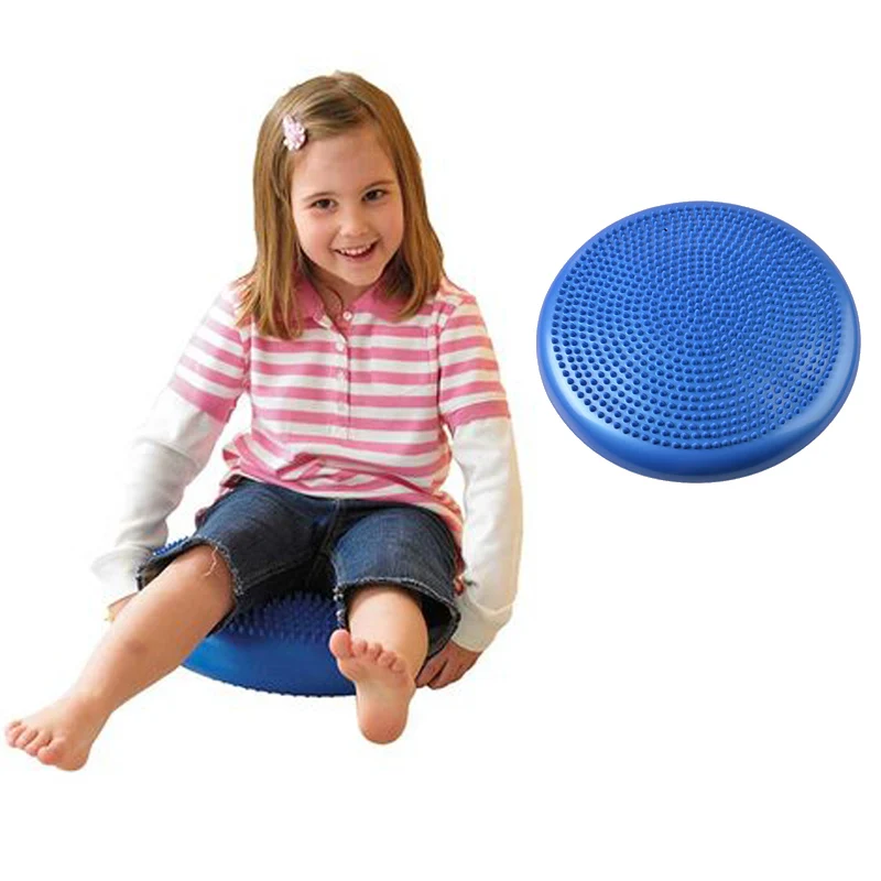 Kids Wobble Balance Disc Cushion Mat Massage Pad Yoga Balls Inflatable Stability - £27.16 GBP
