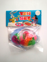 Mickey Mouse Bugs Bunny Sealed Plastic Toy Play Tea Set Hong Kong 1951 VINTAGE - £16.07 GBP