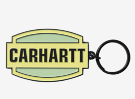 Carhartt Press Script Keychain Keyring Bag Accessory Arctic Lime 1pc NWT - $36.53