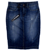 NEW [BlankNYC] Womens Denim Skirt Size 26 (29&quot; waist measured) Blue Dist... - £26.36 GBP