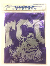 Vtg NOS NEW TCU Mylar Horned Frog Mascot Purple Balloon - $13.74