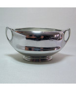 Mid Century PICQUOT WARE Pewter Oval Sugar Bowl w Handles Vintage England - £7.19 GBP