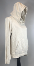 Nike Cream Colored Pullover Face Mask Hoodie Women&#39;s Size Medium - £11.21 GBP