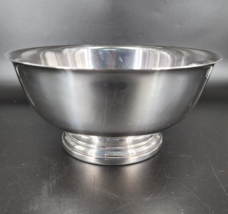 Gorham Bowl Silverplate Footed 9”x4” YC781 Minor Patina no Scratches Vintage - £13.41 GBP