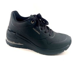 Skechers 155401 Air Cooled Memory Foam Wedge Lace Up Sneaker Choose Sz/C... - £66.38 GBP