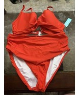 Xl Aqua Eve Women Underwire Bikini High Waisted Bathing Suit Tummy Control - €19,22 EUR