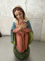 Fontanini kneeling Mary nativity figure Replacement  6.5” Made In Italy - $89.35
