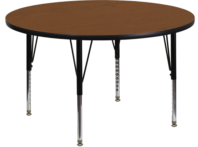 42 RND Oak Activity Table XU-A42-RND-OAK-H-P-GG