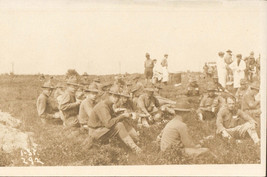 1918 RPPC: WWI Soldiers In Field W. M. Swint Photographer Unposted - £15.48 GBP