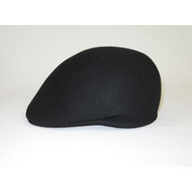 Men Fashion Classic Flannel Wool Ascot Ivy Hat Bruno Capelo Tyson TY100 Black image 2