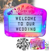 Bottle Service Sign for Wedding, Bottle Girl Lights Sign with 4 Sets Let... - $123.49