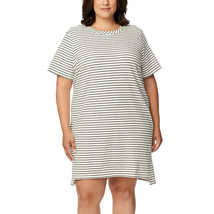 Buffalo Women&#39;s Plus Size 2X Black Stripes Short Sleeve Everyday Dress NWT - £14.38 GBP