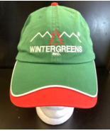 Wintergreens Inc Hat Cap Mens Green Red Evergreen Tree Adjustable Port A... - $18.69