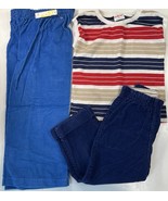 Vintage Boys Corduroy Pants Toddler 3T Blue Pull On Striped Shirt Lot 80... - €17,00 EUR