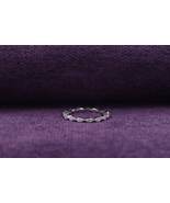 Full Eternity Silver Band Marquise Band Dainty Anniversary  Band  - £113.22 GBP