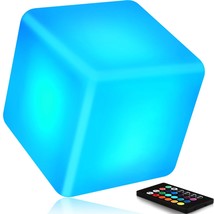 4 Inch Led Light Cube 16 Rgb Colors, Led Cube Fun Night Lights Mood Lamp For Kid - £34.57 GBP