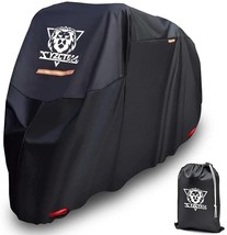 XYZCTEM Black Motorcycle Cover -Waterproof Outdoor Storage Bag,Fits up t... - $1,113.35 MXN