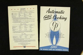 Vintage Cookbook Automatic Gas Cooking Manual 1940 &amp; Evaporated Milk Rec... - $11.78
