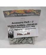 Early War Miniatures 20mm Acessory Pack 2 Gun Pit Kit - $15.84