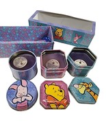 Walt Disney Winnie the Pooh 3 Scented Candles in Decorative Tins Piglet ... - $19.39