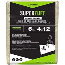 Trimaco SuperTuff 6 oz thick Utility Weight Canvas Drop Cloth, 4-feet x ... - $22.45
