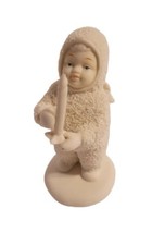 Dept 56 Snowbabies Just One Little Candle Porcelain Figurine #68233 4&quot; T  EUC - £10.27 GBP