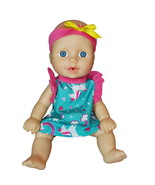 Cititoy Baby Doll 1996 Vintage Kids Toy Blue Eyes Plastic Headband BP023... - $19.00