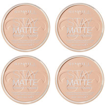(4 Pack) NEW Rimmel Stay Matte Pressed Powder Natural RIMM064611 0.49 Ou... - $24.49