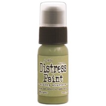 Ranger Tim Holtz Distress Paint  Shabby Shutters  1 oz Size  1 Each - £16.12 GBP