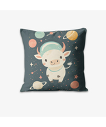 Taurie the Spacebull Pillow by Dancing Littles Jungle - $65.60 CAD+