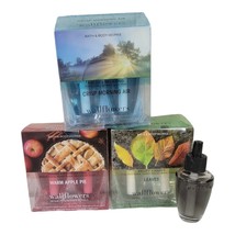 Bath &amp; Body Works Leaves Warm Apple Pie  Wallflower Refill Bulbs, (Set o... - £27.58 GBP