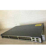 CISCO Catalyst C3750x 48-port Gigabit Ethernet Switch WS-C3750x-48PF-L v04 - €24,78 EUR